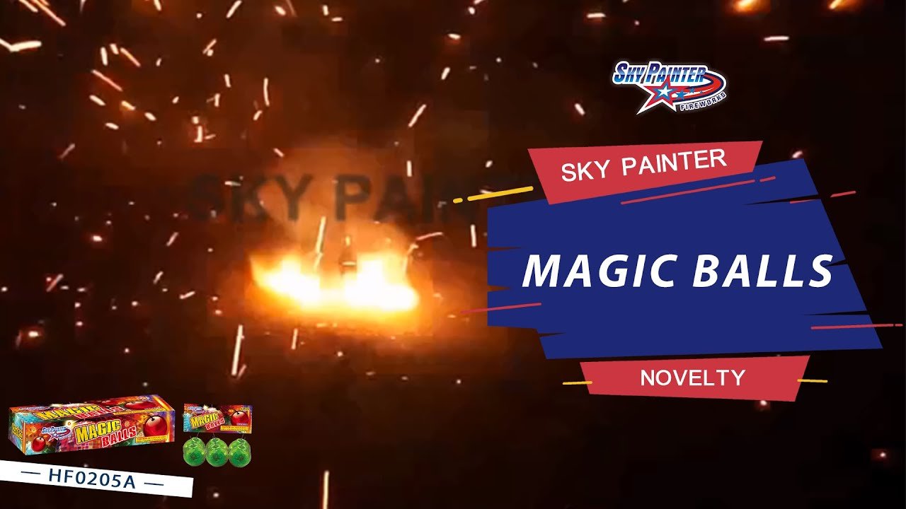 SKY PAINTER FIREWORKS NOVELTY HF0205A MAGIC BALLS NOVELTY FIREWORKS