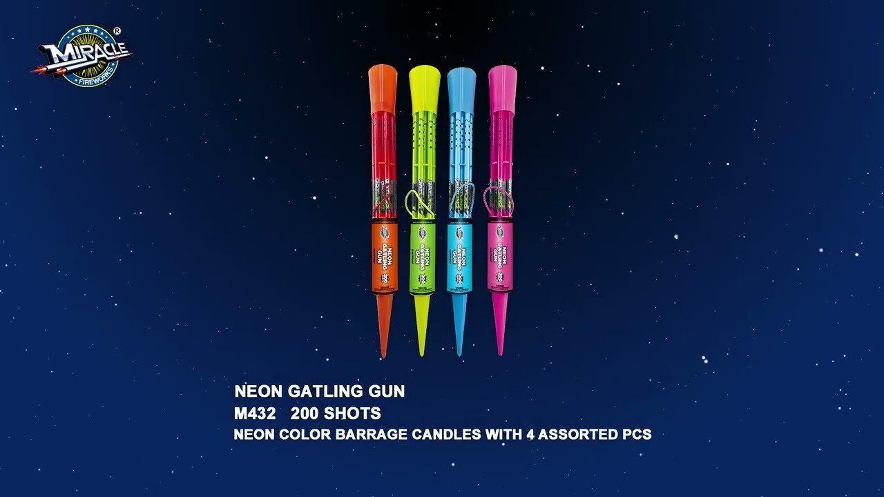 NEON GATLING GUN M432