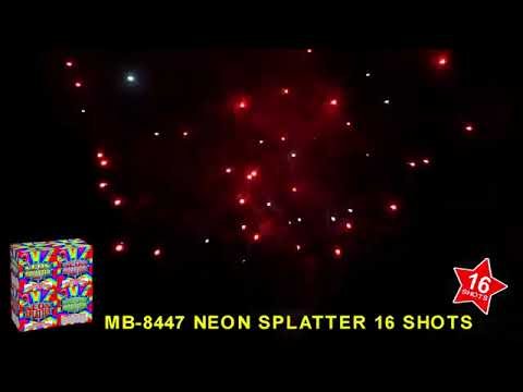 Neon Splatter Megabanger MB-8447