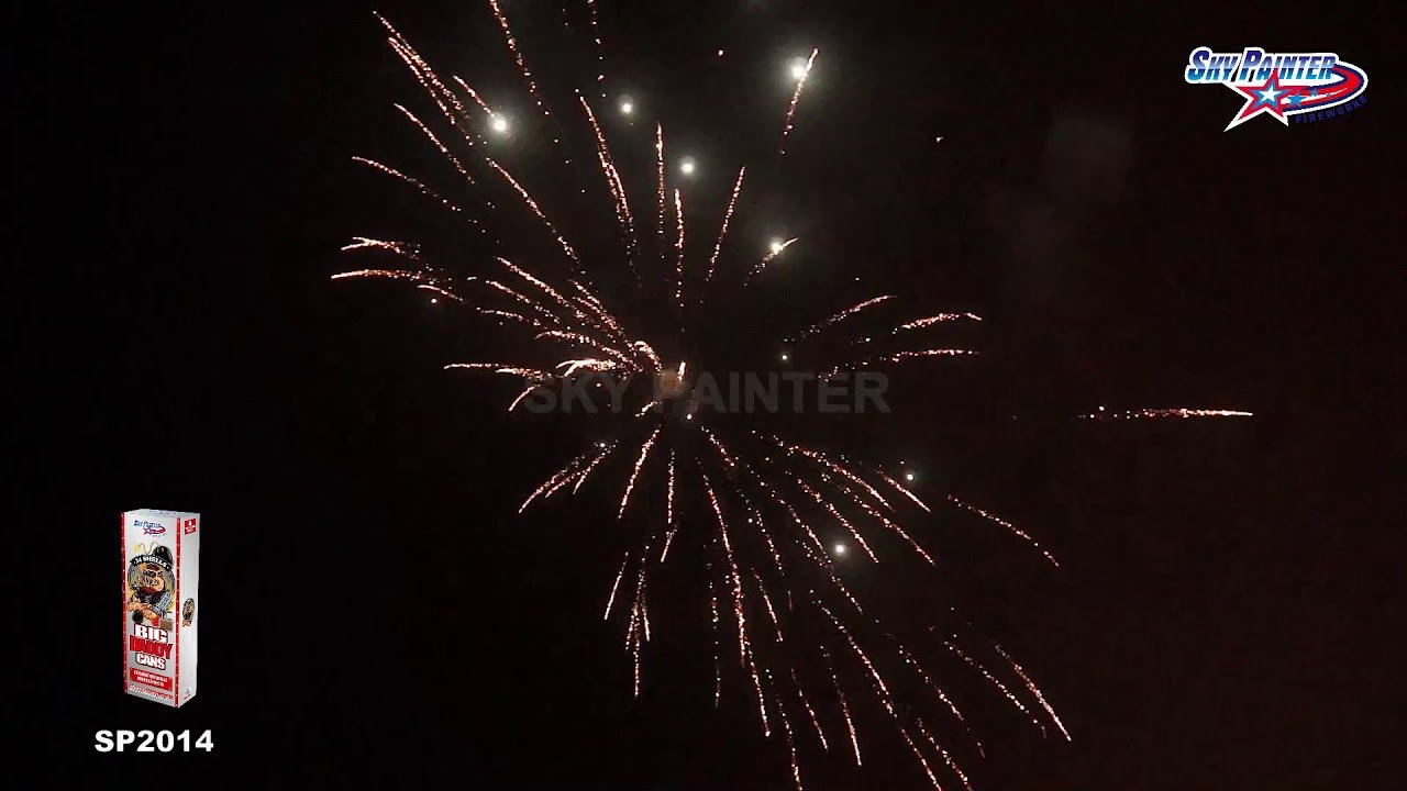 SKY PAINTER FIREWORKS CANISTER SHELL SPC5008 COLOR TSUNAMI FIREWORKS
