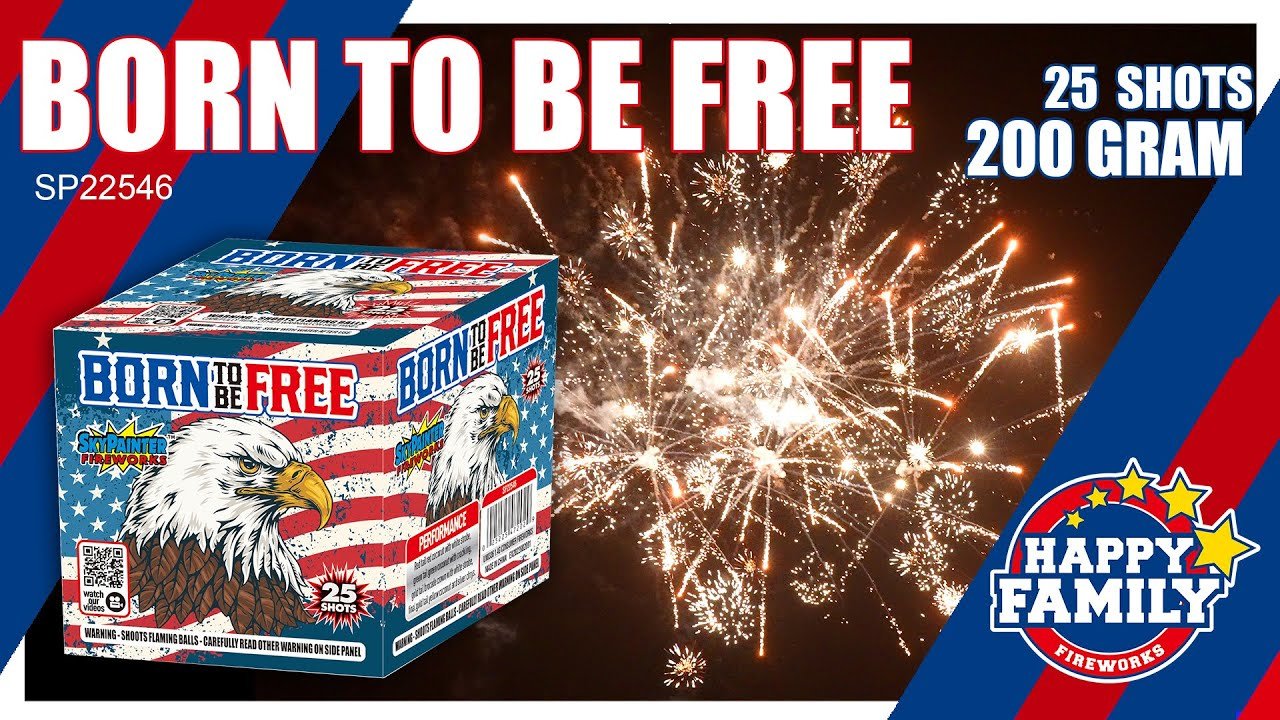 SP22546 BORN TO BE FREE from Happy Family Fireworks #fireworks