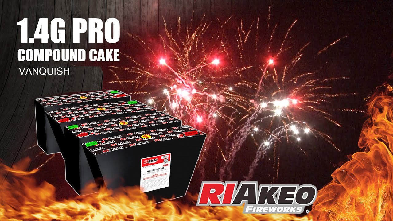 VANQUISH ► USA 1.4G PRO COMPOUND 152 shots ►RKP17-152M| RIAKEO FIREWORKS