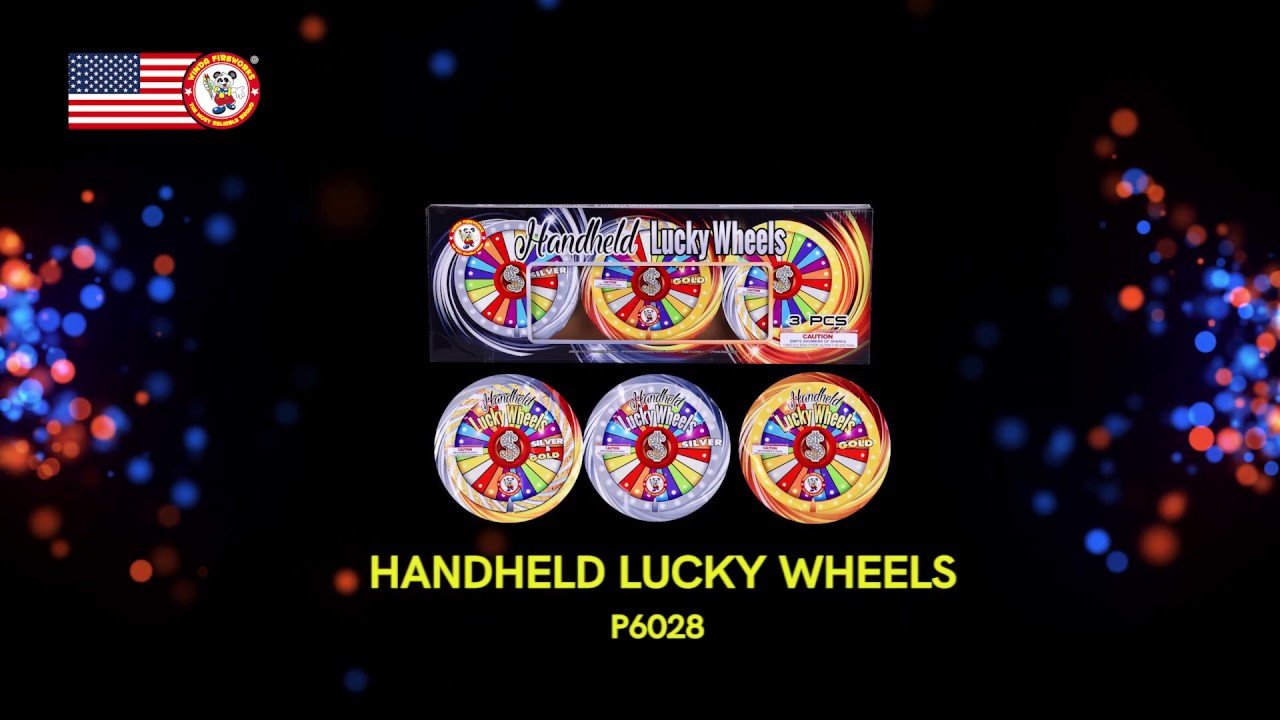 HANDHELD LUCKY WHEELS P6028 WINDA FIREWORKS 2021 NEW ITEMS