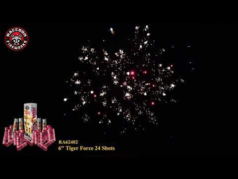 6" Tiger Force RA62402 by Raccoon Fireworks