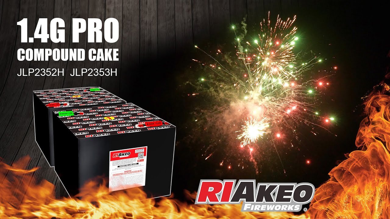 WARRIOR ► USA 1.4G PRO COMPOUND 130 SHOTS ►RKP14-130M(JLP2352H/JLP2353H)  | RIAKEO FIREWORKS
