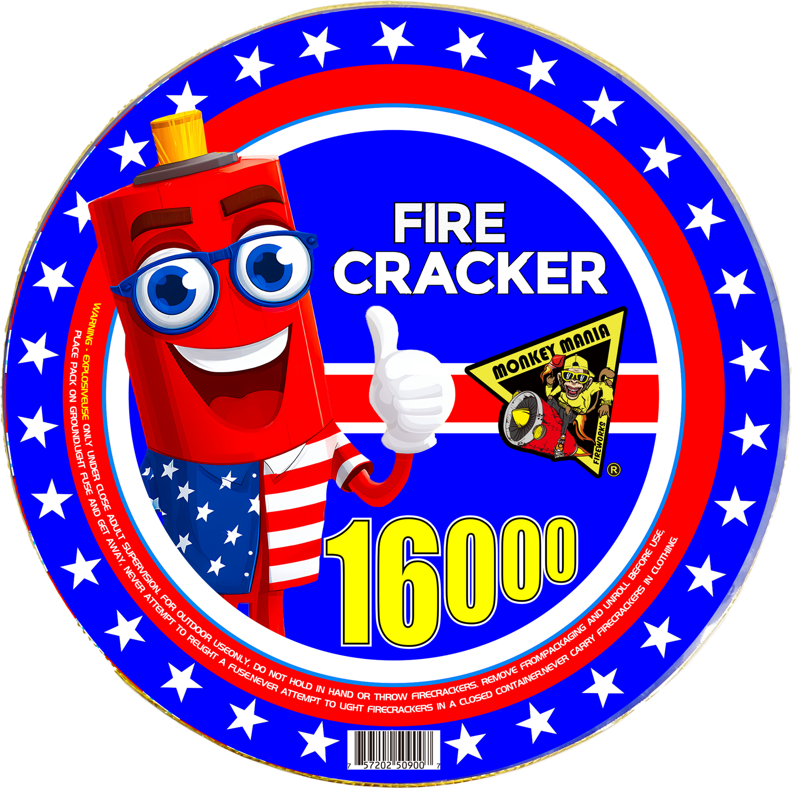 16000 Counts Firecracker