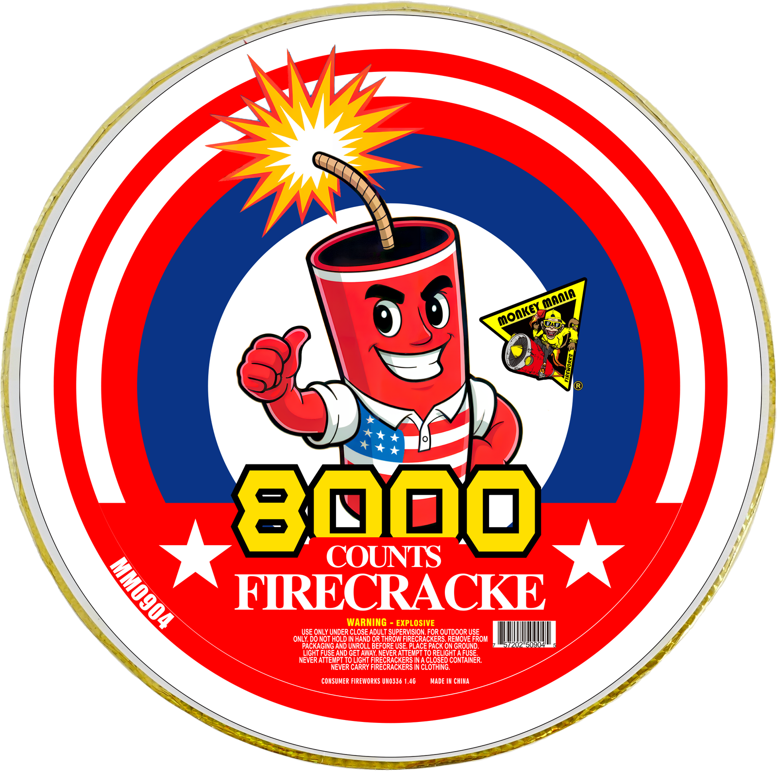 8000 Counts Firecracker