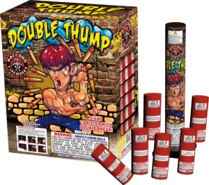 Double Thump-Double breaks
6" canister shell 12'S
