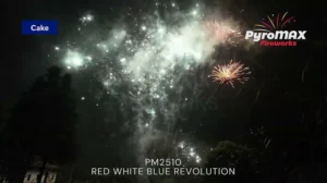RED WHITE BLUE REVOLUTION  (49shot, 1", Z)